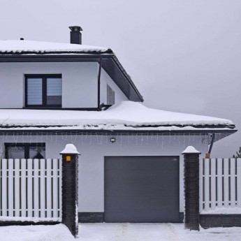 Автоматические гаражные секционные ворота ALUTECH Prestige 2500×2500 мм