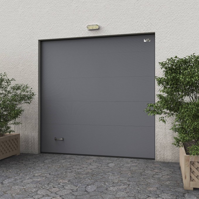 Автоматические гаражные секционные ворота ALUTECH Prestige 2500×2500 мм 49609 Автоматические гаражные секционные ворота ALUTECH Prestige 2500×2500 мм 49609