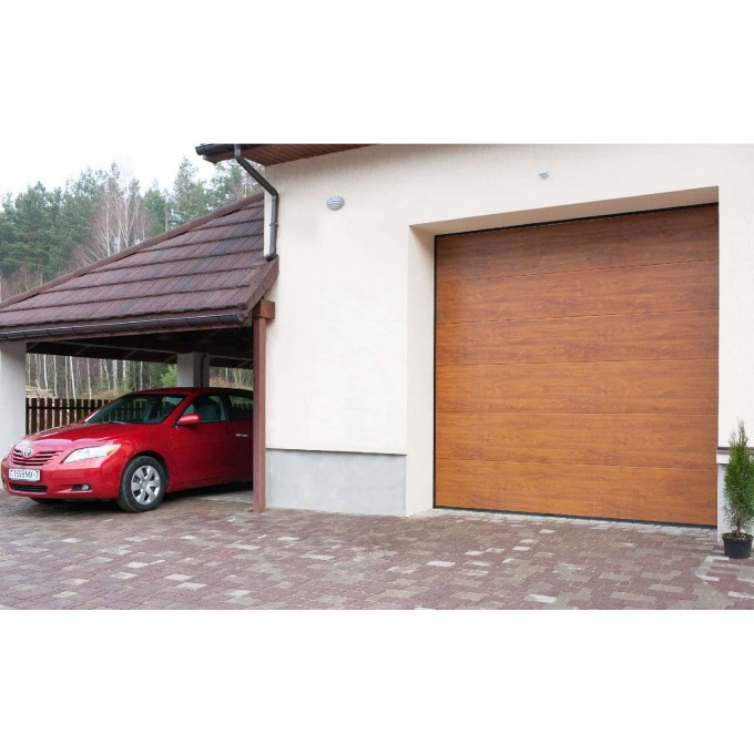 Автоматические подъемные секционные гаражные ворота ALUTECH Trend 3000×2375 мм 19395 Автоматические подъемные секционные гаражные ворота ALUTECH Trend 3000×2375 мм 19395