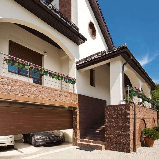 Гаражные ворота ALUTECH Prestige шириной 5 метров 422 Гаражные ворота ALUTECH Prestige шириной 5 метров 422