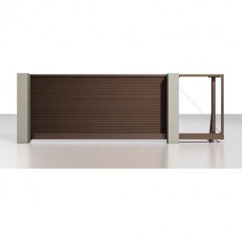 Откатные ворота ALUTECH Prestige 3800х2000 мм Откатные ворота ALUTECH Prestige 3800х2000 мм