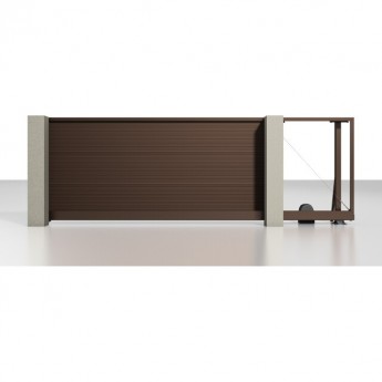 Раздвижные ворота ALUTECH серии Prestige 5000х2000 мм Раздвижные ворота ALUTECH серии Prestige 5000х2000 мм