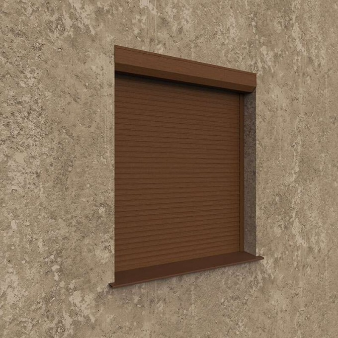 Рольставни ALUTECH Prestige 1500x1600 мм 43163 Рольставни ALUTECH Prestige 1500x1600 мм 43163