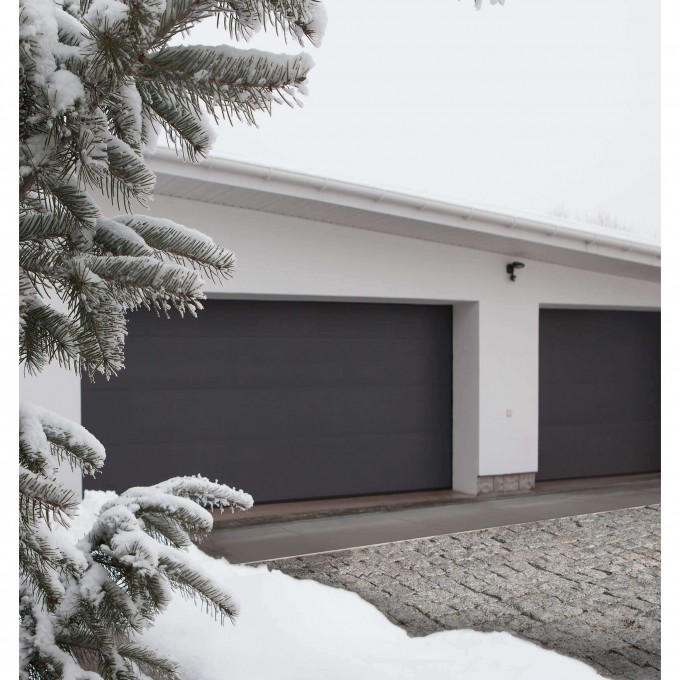 Теплые секционные гаражные ворота ALUTECH Prestige 2750×2500 мм 18262 Теплые секционные гаражные ворота ALUTECH Prestige 2750×2500 мм 18262